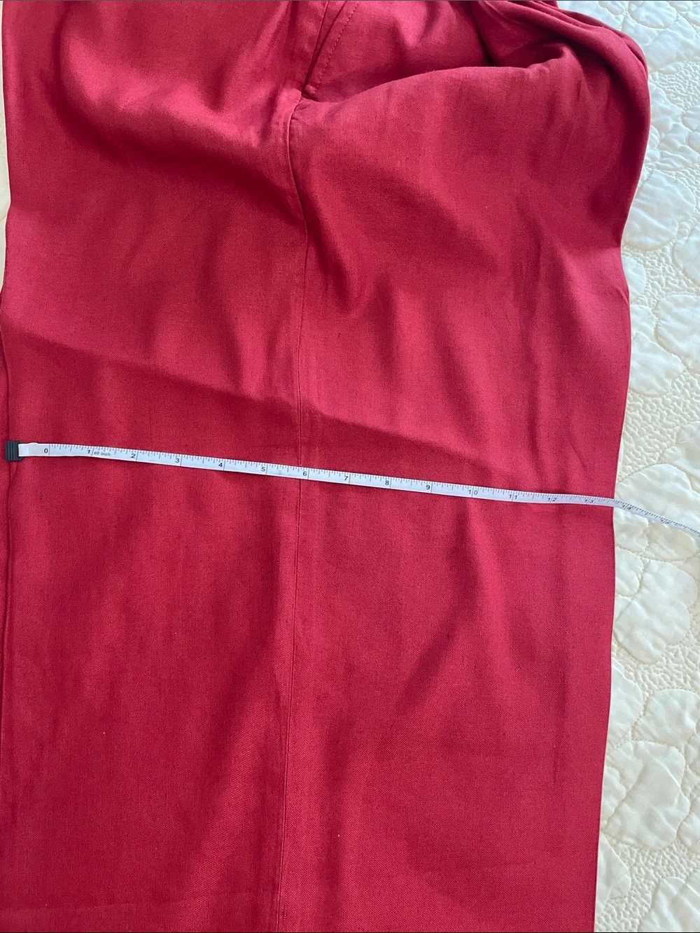 Banana Republic Lena Wide-Leg Red Crimson Trousers Size 4